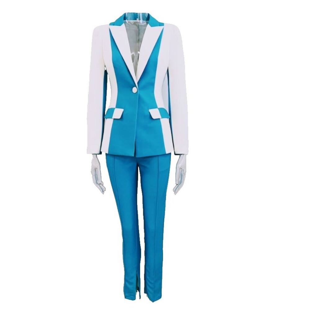 Women's Blazer Jacket Multicolor Size L